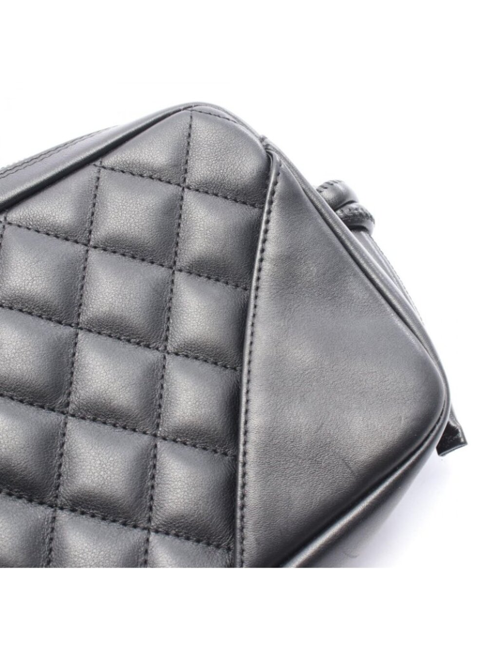 Chanel Handbag Cambon Line Black Leather Aninesa pouch - Picture 7 of 7